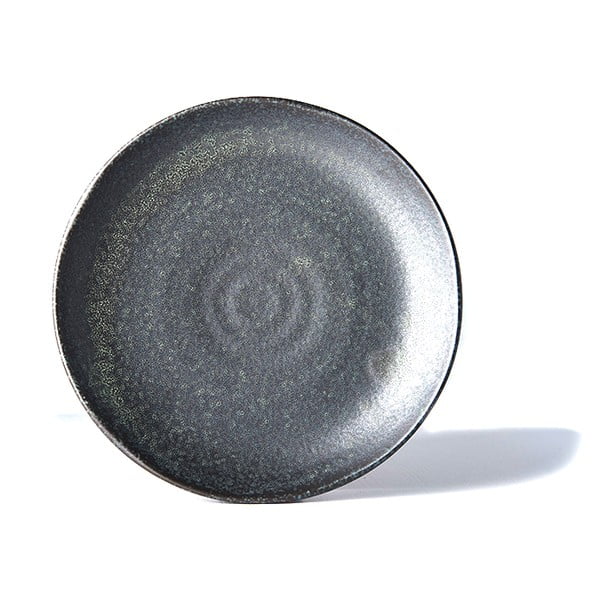 Črna keramičen krožnik MIJ BB, ø 24,5 cm