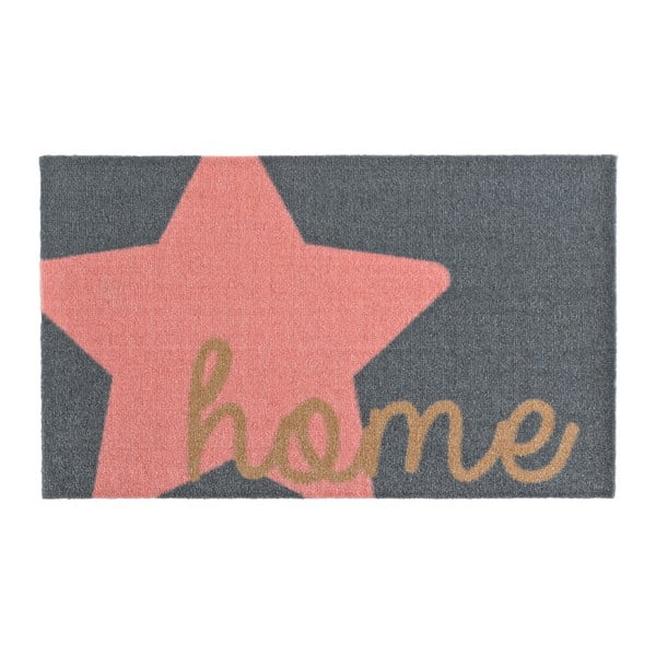 Rožnat predpražnik Zala Living Design Star Home Grey Pink, 50 x 70 cm