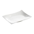 Bel porcelanast krožnik za solato Maxwell & Williams Motion, 20,5 x 15 cm