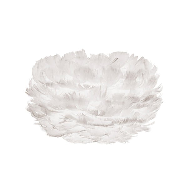 Bel senčnik za svetilo iz gosjega perja UMAGE EOS, ⌀ 22 cm