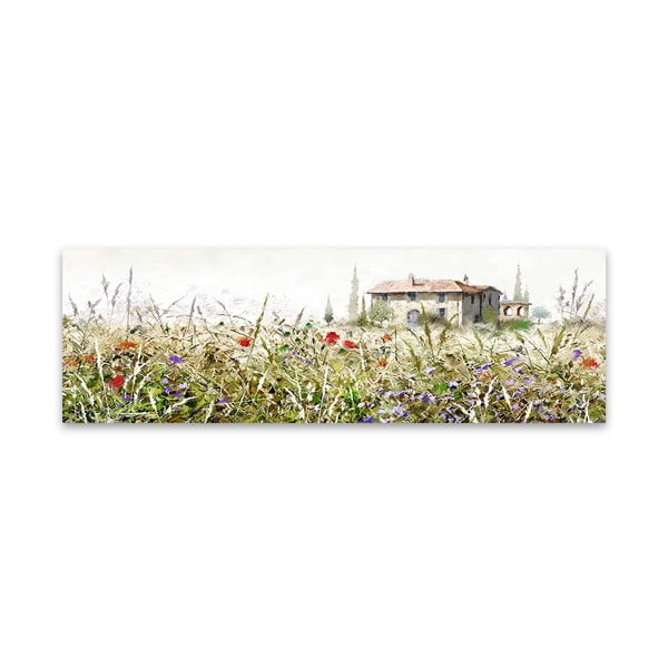 Poslikava na platnu Styler Grasses, 140 x 45 cm