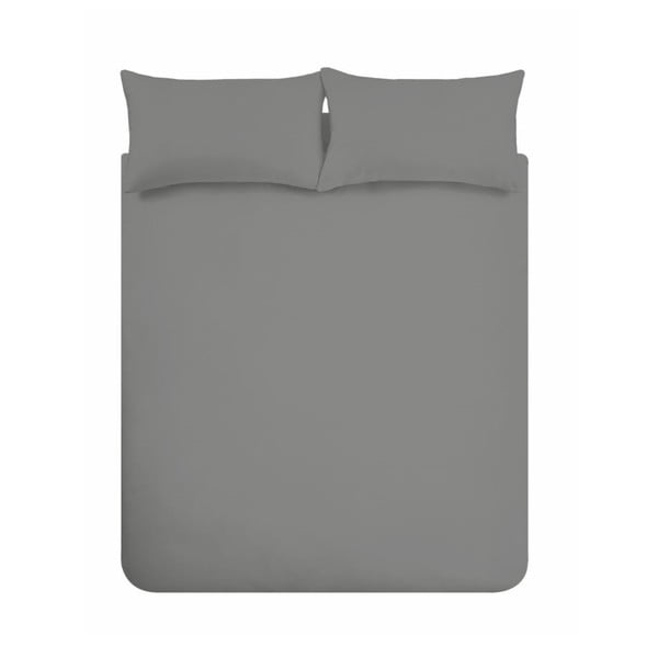 Temno siva posteljnina iz egiptovskega bombaža Bianca Charcoal, 200 x 200 cm