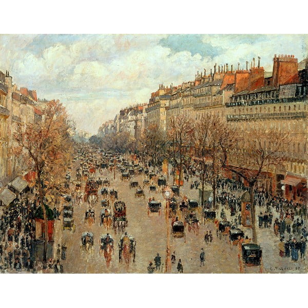 Reprodukcija slike Camille Pissarro - Boulevard Montmartre Eremitage, 90 x 70 cm