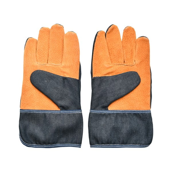 Modro-oranžne vrtnarske rokavice Esschert Design Denim