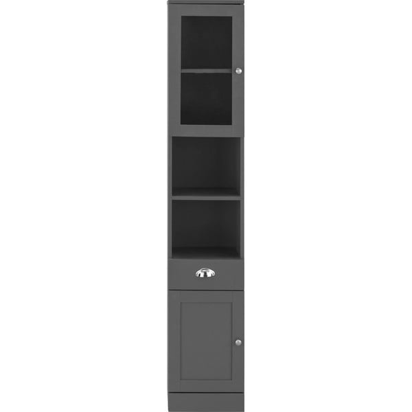 Siva kopalniška omarica Støraa Kira, 32 x 180 cm