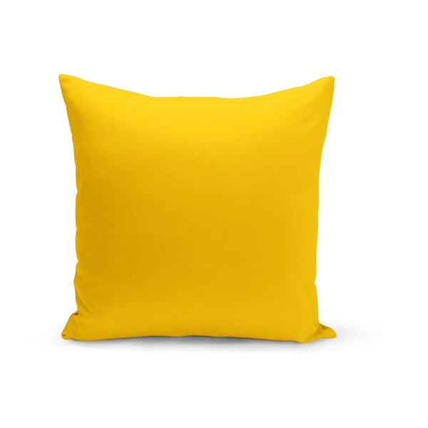Svetlo rumena prevleka za okrasno blazino Lisa, 43 x 43 cm
