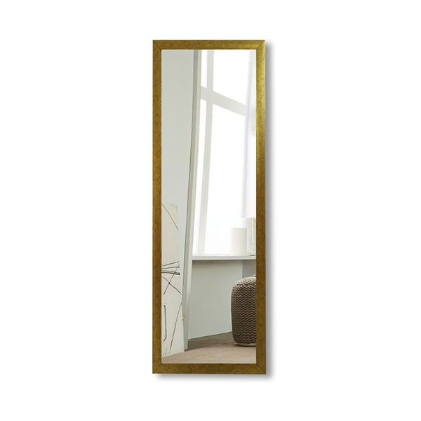 Stensko ogledalo z okvirjem v zlati barvi Oyo Concept, 40 x 105 cm