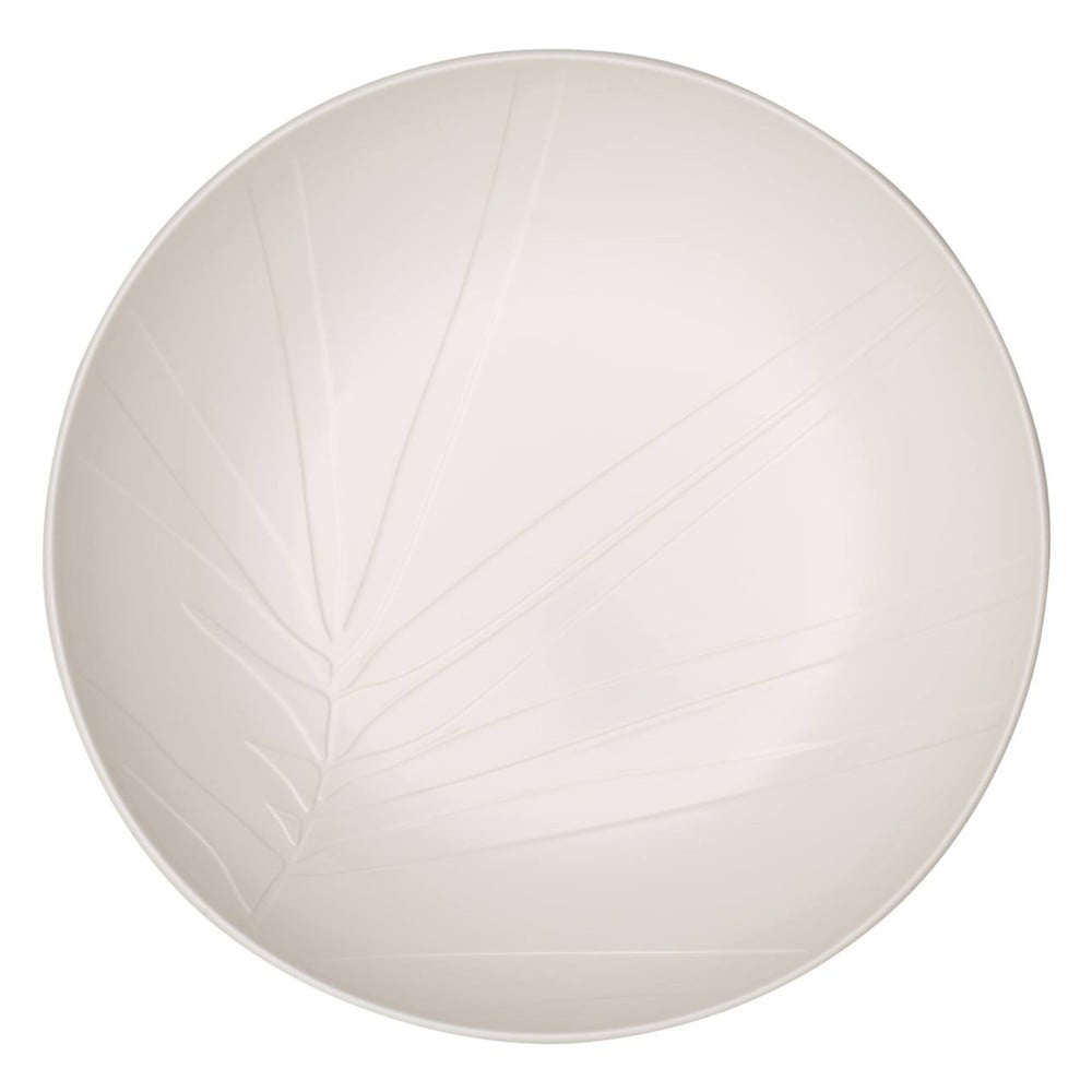 Bela porcelanasta skleda Villeroy & Boch Leaf, ⌀ 26 cm