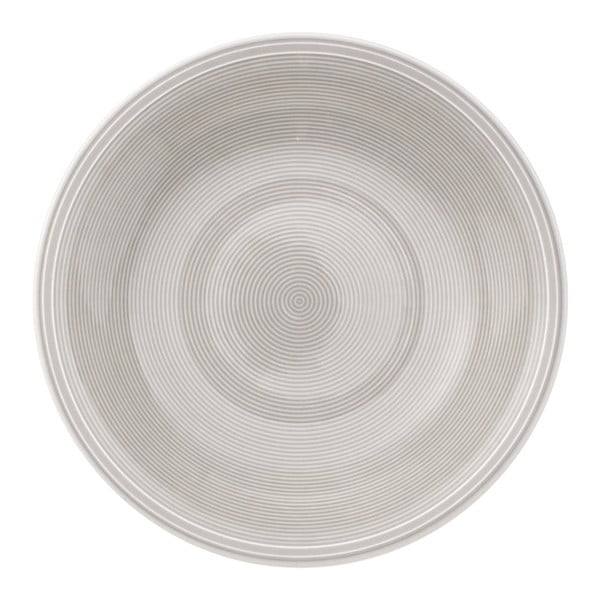 Belo-siv porcelanast globok krožnik Villeroy & Boch Like Color Loop, ø 23,5 cm