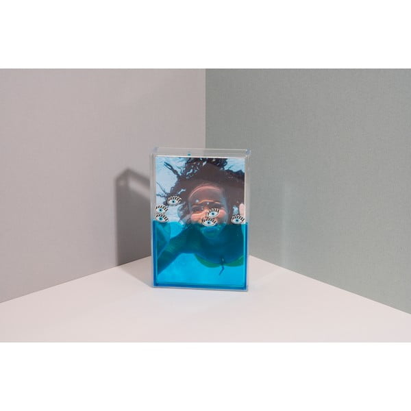 Moder okvir za fotografije z efektom vode DOIY Eye, 11 x 16 cm