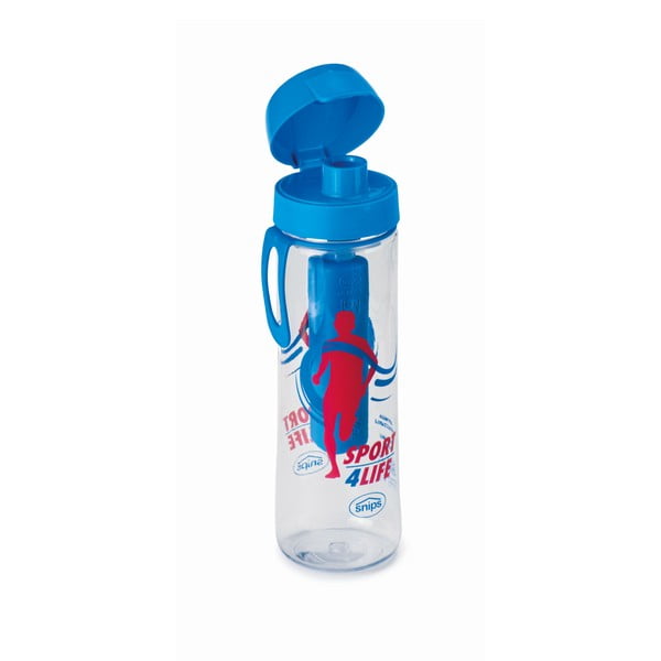 Modra steklenica za vodo z infuzorjem Snips Sport, 750 ml