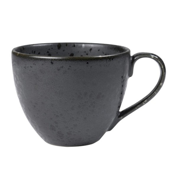 Črna keramična skodelica za čaj Bitz Mensa, 460 ml