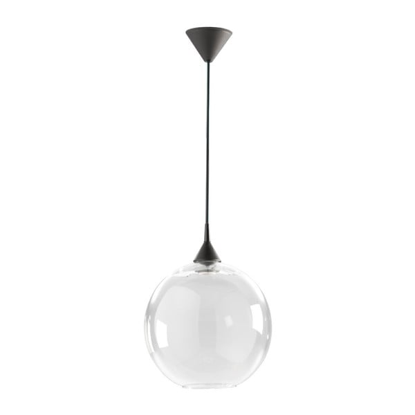 Bela viseča svetilka iz recikliranega stekla Really Nice Things, ø 33 cm