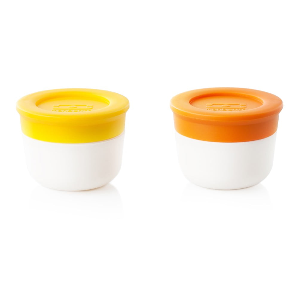 Skodelice za omako Duo oranžna/rumena