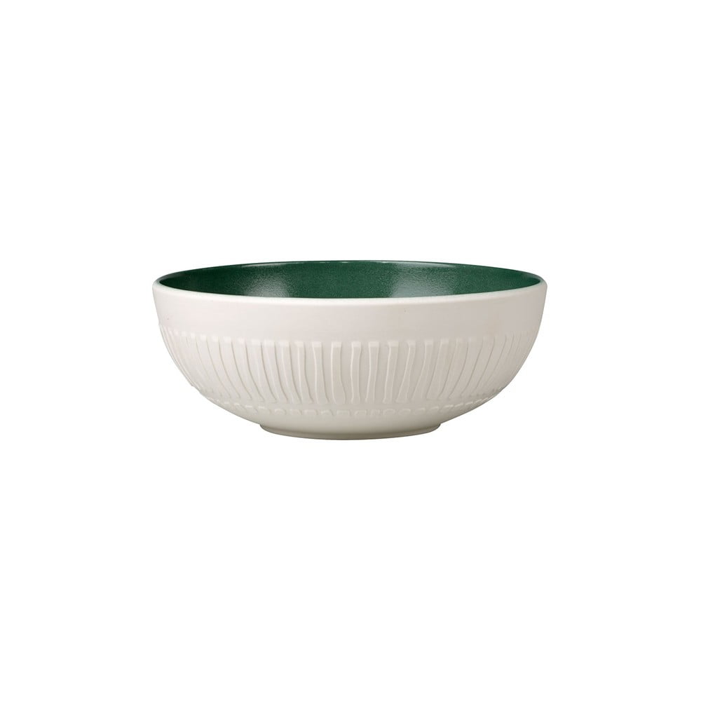 Belo-zelena porcelanasta skleda Villeroy & Boch Blossom, 850 ml