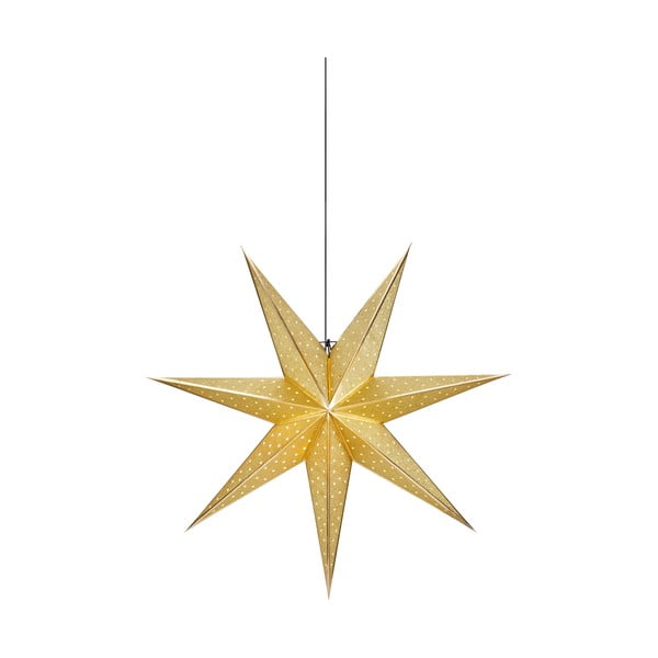Zlata božična viseča dekoracijaMarkslöjd Glitter, dolžina 75 cm