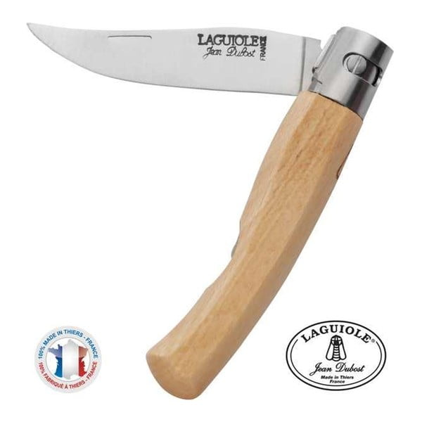 Večnamenski nož iz nerjavečega jekla z ročajem iz bukovega lesa Jean Dubost