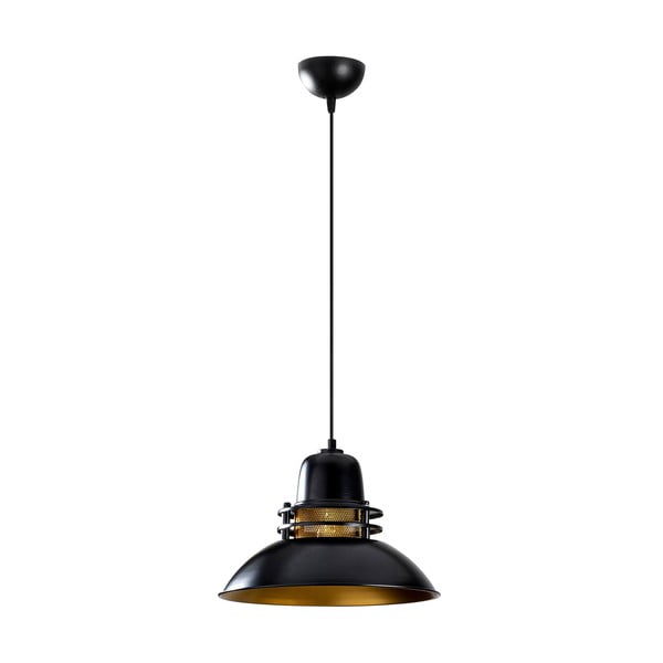 Črna viseča svetilka Opviq lights Berceste, ø 34 cm