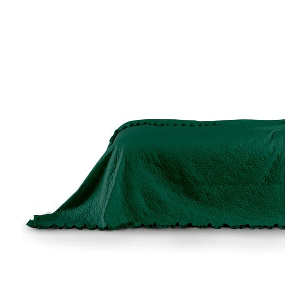 Zeleno pregrinjalo za posteljo AmeliaHome Tilia, 240 x 260 cm