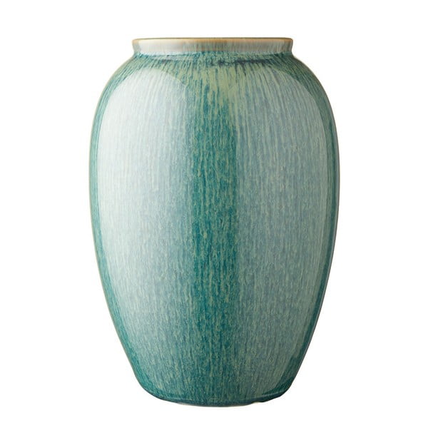Zelena keramična vaza Bitz, višina 25 cm