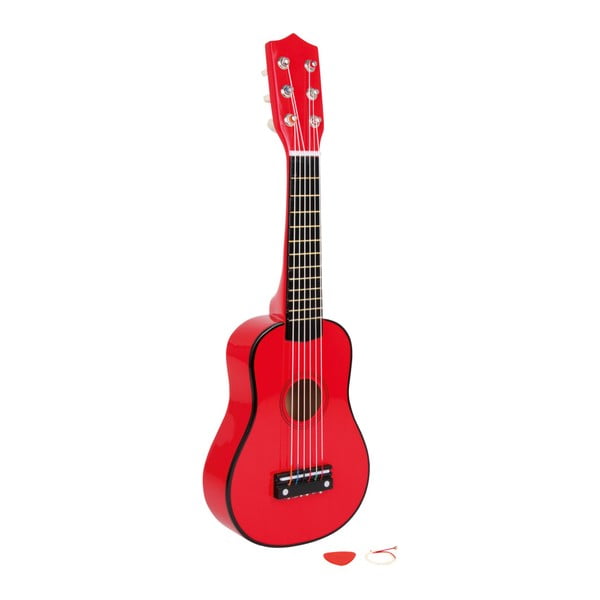 Rdeča igrača kitara Legler