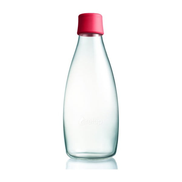 Malinovo rožnata steklenica ReTap z doživljenjsko garancijo, 800 ml