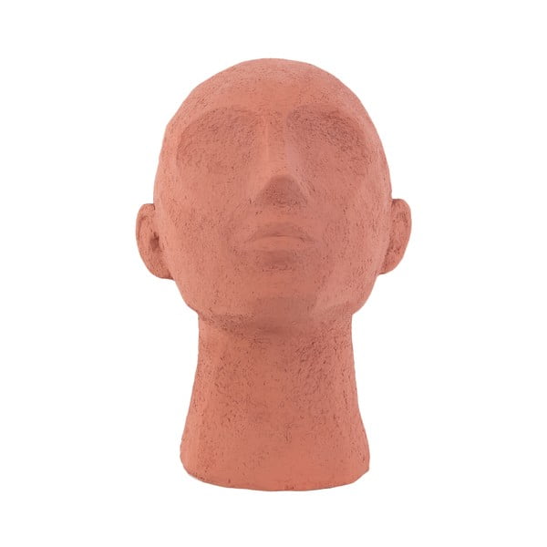 Oranžna dekorativna figurica PT LIVING Face Art, višina 22,8 cm