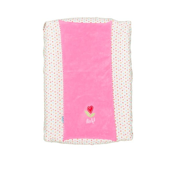 Roza zaščitna prevleka za ležišče z brisačo Tiseco Home Studio, 55 x 75 cm