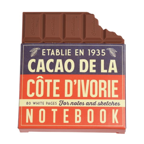 Beležnica v obliko čokolade Rex London Chocolate Notebook