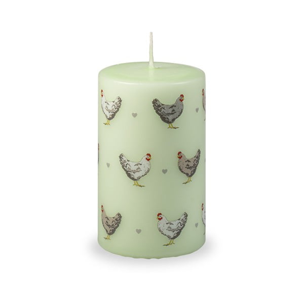 Zelena velikonočna sveča Unipar Cute Hens, čas gorenja 40 h