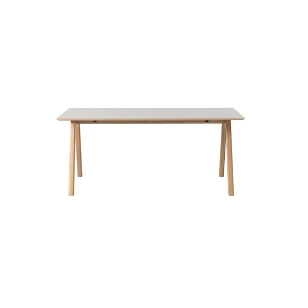 Siva jedilna miza Unique Furniture Bilbao, 180 x 90 cm