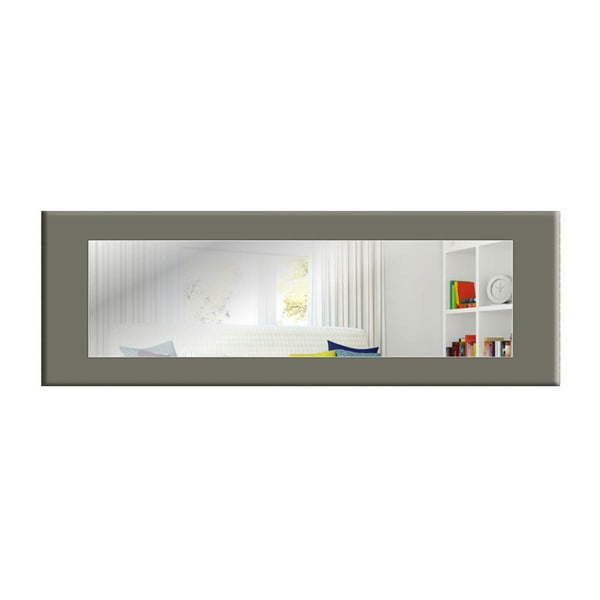 Stensko ogledalo s sivim okvirjem Oyo Concept Eve, 120 x 40 cm