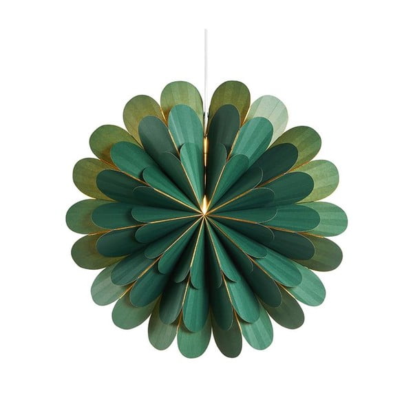 Zelena viseča svetlobna dekoracija Markslöjd Marigold, višina 45 cm