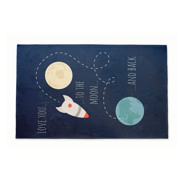 Otroška preproga Little Nice Things Love you to the Moon, 195 x 135 cm