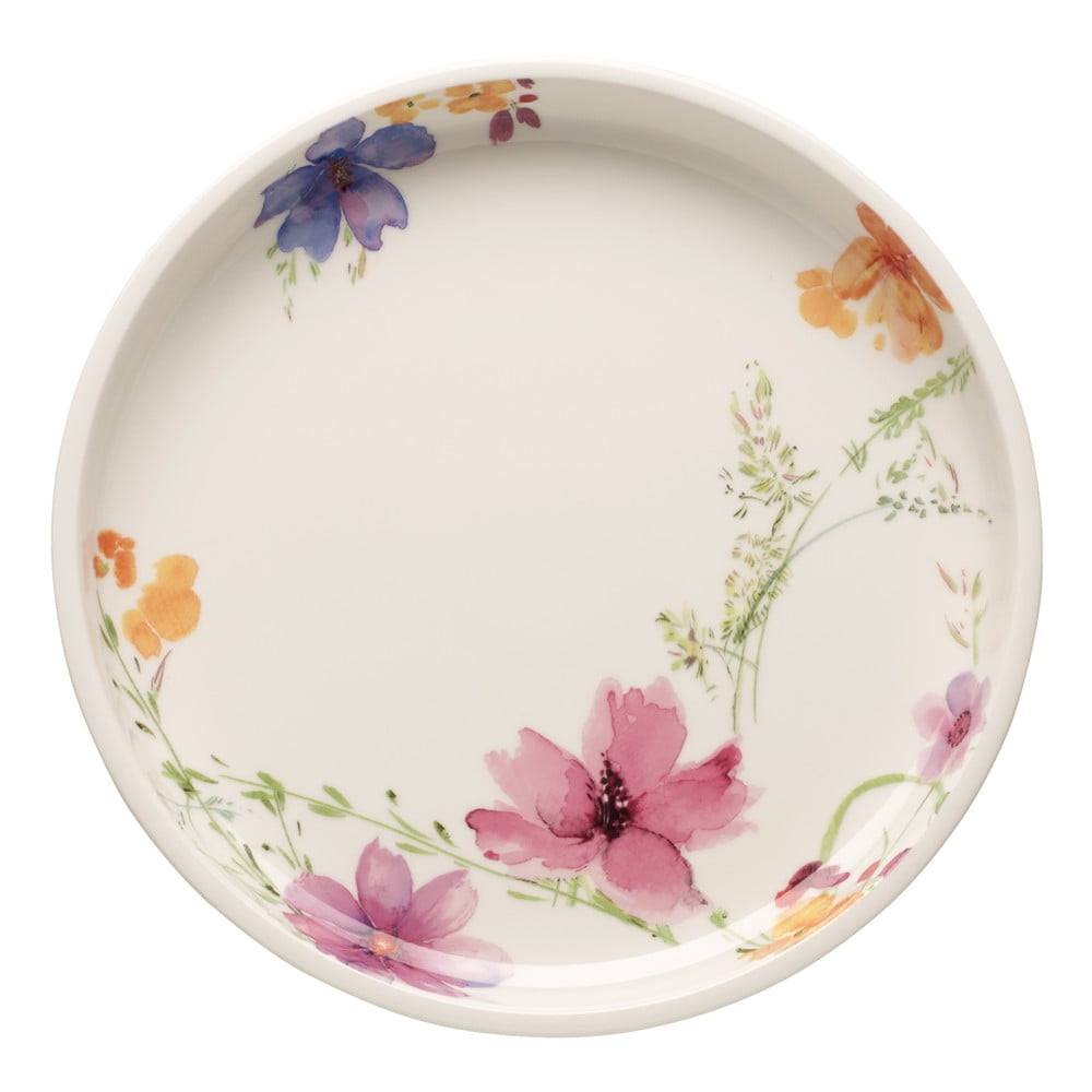Porcelanast krožnik z motivom cvetja Villeroy & Boch Mariefleur Basic, ⌀ 26 cm