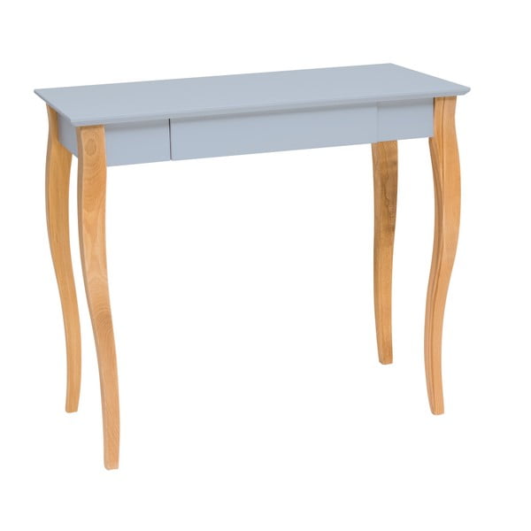 Svetlo siva pisalna miza Ragaba Lillo, dolžina 85 cm