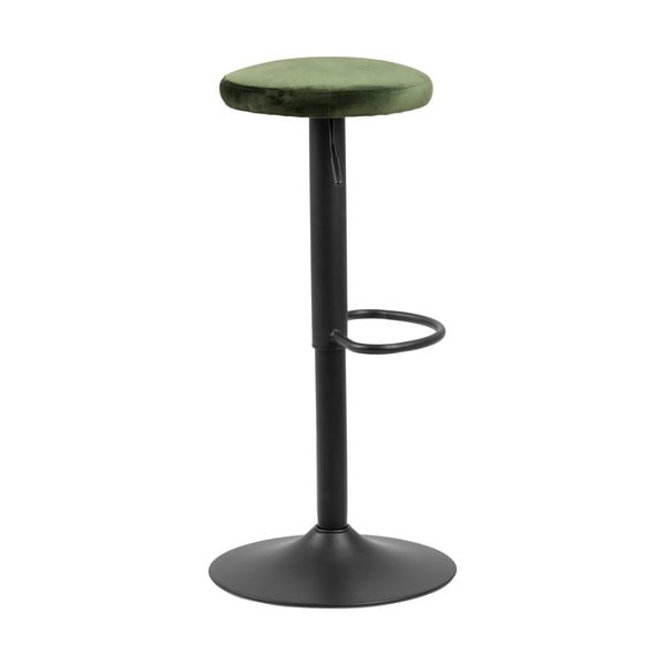 Barski stol z zelenim oblazinjenjem Actona Finch
