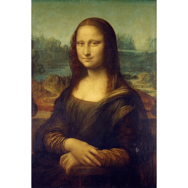 Reprodukcija slike Leonard da Vinci - Mona Lisa, 60 x 40 cm
