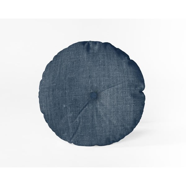 Moder okrasni vzglavnik Really Nice Things Cojin Redondo Blue, ⌀ 45 cm