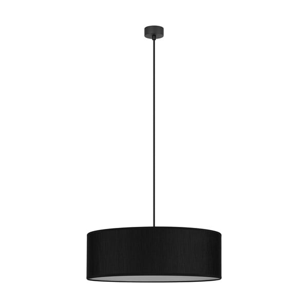 Črna viseča svetilka Bulb Attack Doce XL, ⌀ 45 cm