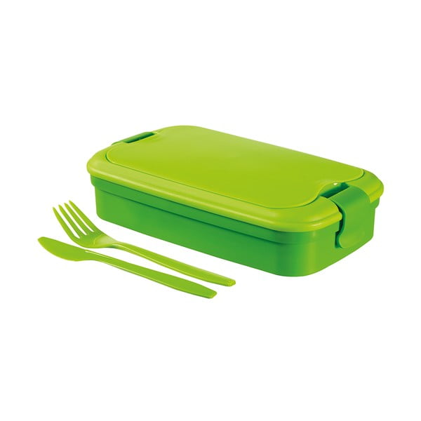 Zelena škatla za malico Curver Lunch&Go, 1,3 l