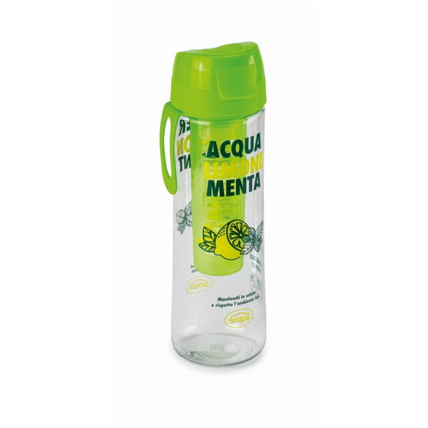 Zelena steklenica za vodo z infuzorjem Snips Mint, 750 ml