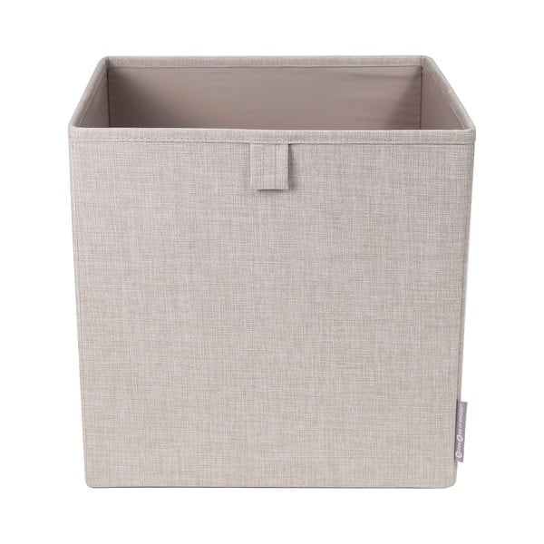Bež škatla za shranjevanje Bigso Box of Sweden Cube