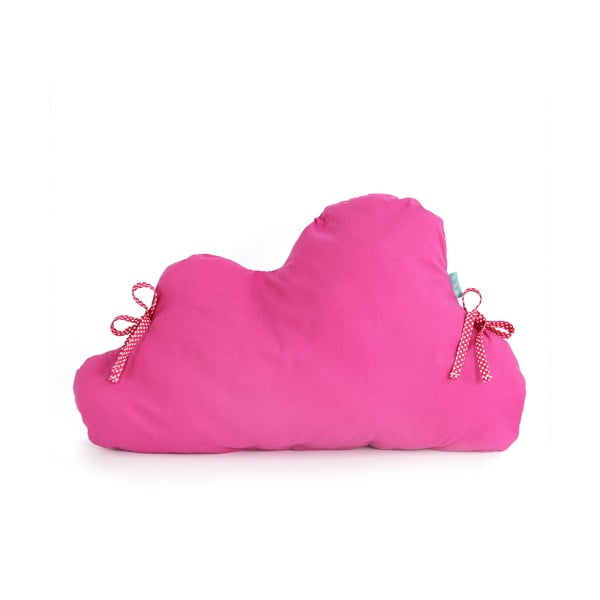 Rožnata bombažna zaščitna obroba za otroško posteljico Happy Friday Basic, 60 x 40 cm