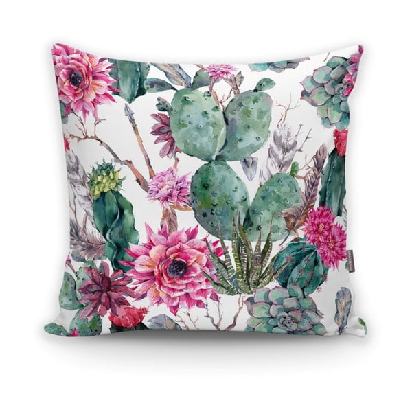 Prevleka za vzglavnik Minimalist Cushion Covers Cactus And Roses, 45 x 45 cm