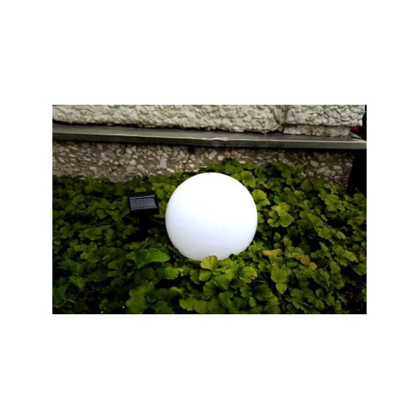Vrtna solarna LED svetilka Star Trading Globe Stick, ⌀ 20 cm