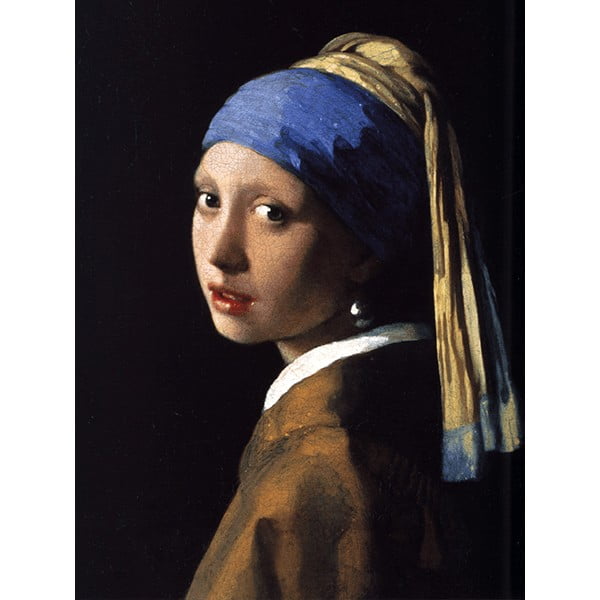 Reprodukcija slike Johannesa Vermeerja - Girl with a Pearl Earring, 70 x 50 cm