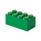 Zelena škatla za shranjevanje LEGO® Mini Box Lungo