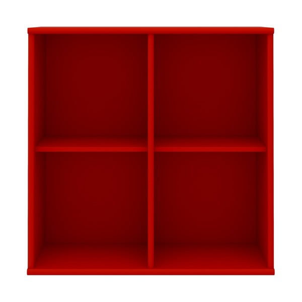 Rdeča stenska knjižna omara Mistral 025