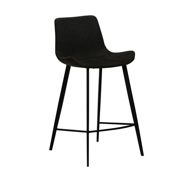 Črn barski stol DAN-FORM Denmark Hype, višina 91 cm